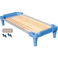 Plastic wood piles bed