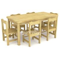 Oak Table and Chair