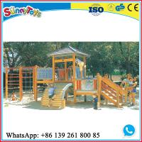 wooden outdoor playground