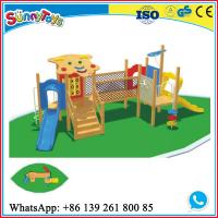 wooden outdoor playground
