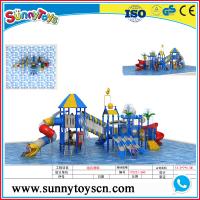 Water playground slide